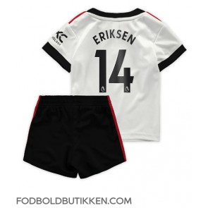 Manchester United Christian Eriksen #14 Udebanetrøje Børn 2022-23 Kortærmet (+ Korte bukser)